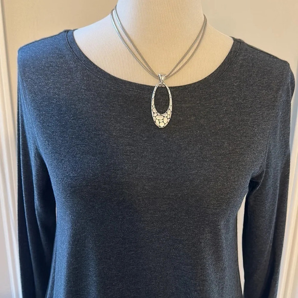 The White Company NWOT Charcoal Tunic, Size 6 - Picture 3 of 7